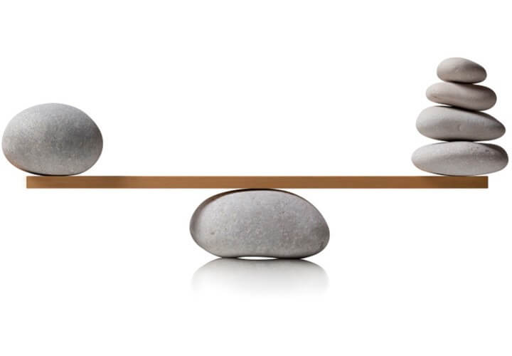Stones balancing as a risk vs reward image